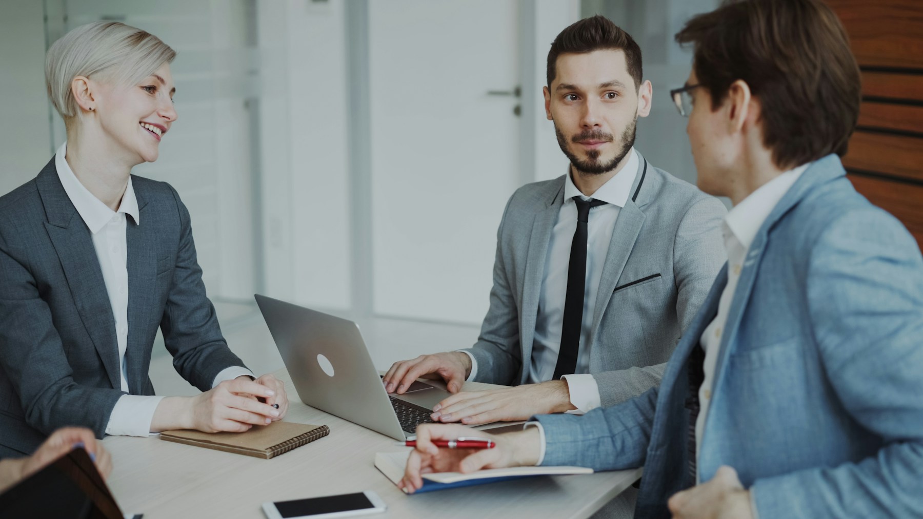 Reunião profissional para orientação consultiva